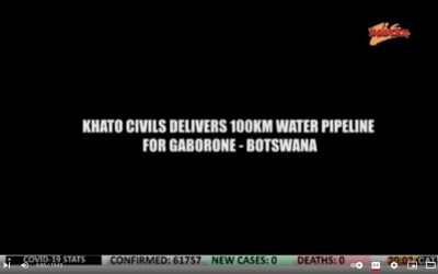 KHATO CIVILS DELIVERS 100KM WATER PIPELINE IN BOTSWANA