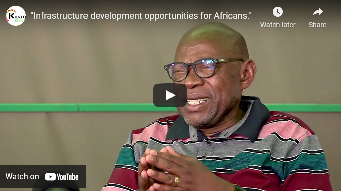 Infrastructure development opportunities for Africans