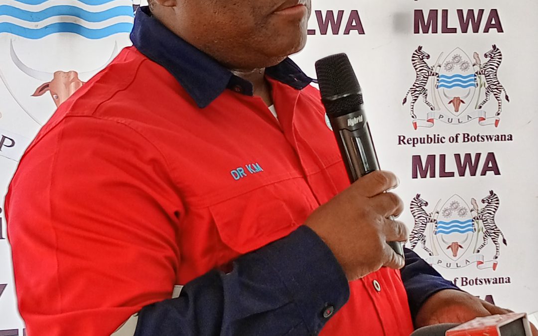 Ministerial Visit to Mmamashia Water Treatment Plant Works